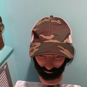 Arched Brim Mesh Hat